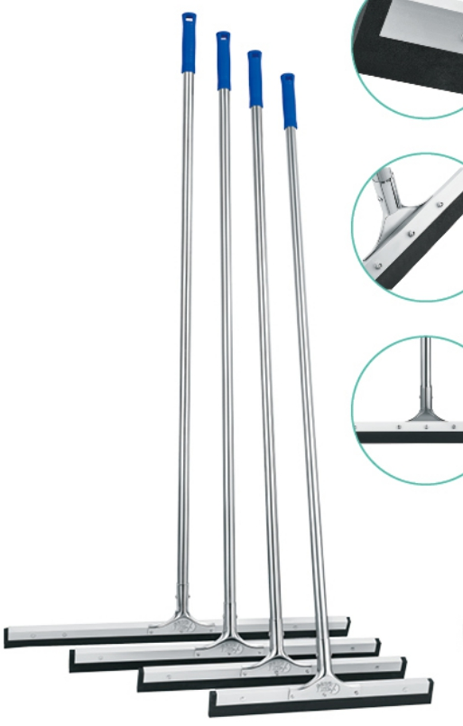 PLASTIC FLOOR SQUEEGEE WITH HANDLE