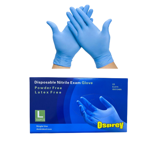 OSPREY DISPOSABLE NITRILE POWDER FREE GLOVES OSPREY DISPOSABLE NITRILE POWDER FREE GLOVES